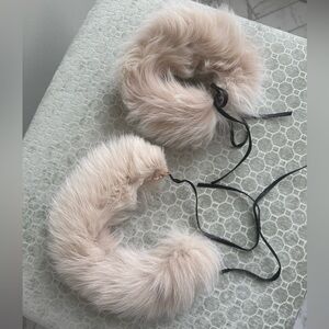 Pair of Fur Anklets